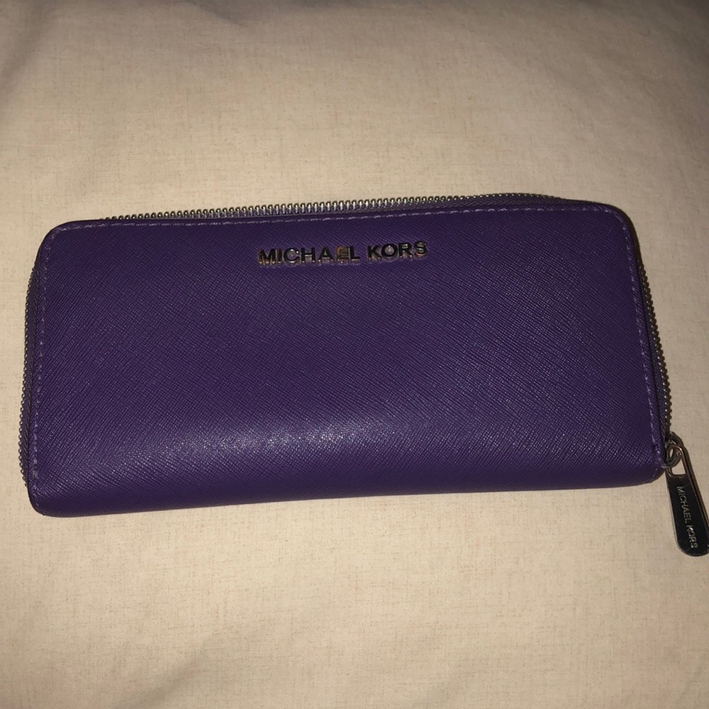 Purple Michael Kors Wallet